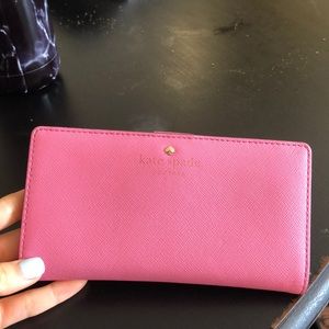 Pink Kate spade wallet